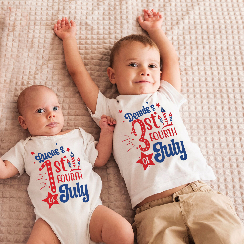 Personalized 4th of July Independence Day Shirts | CWBaby241