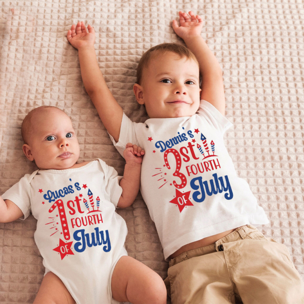 Personalized 4th of July Independence Day Shirts | CWBaby241