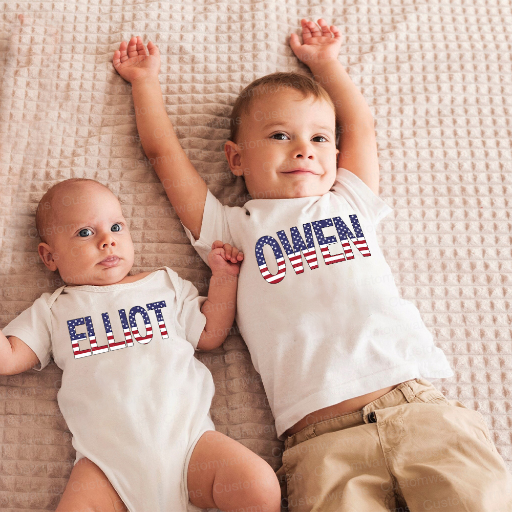 Personalized 4th of July Independence Day Shirts | CWBaby245
