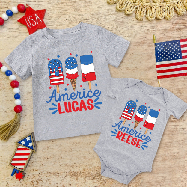 Personalized 4th of July Independence Day Shirts | CWBaby251