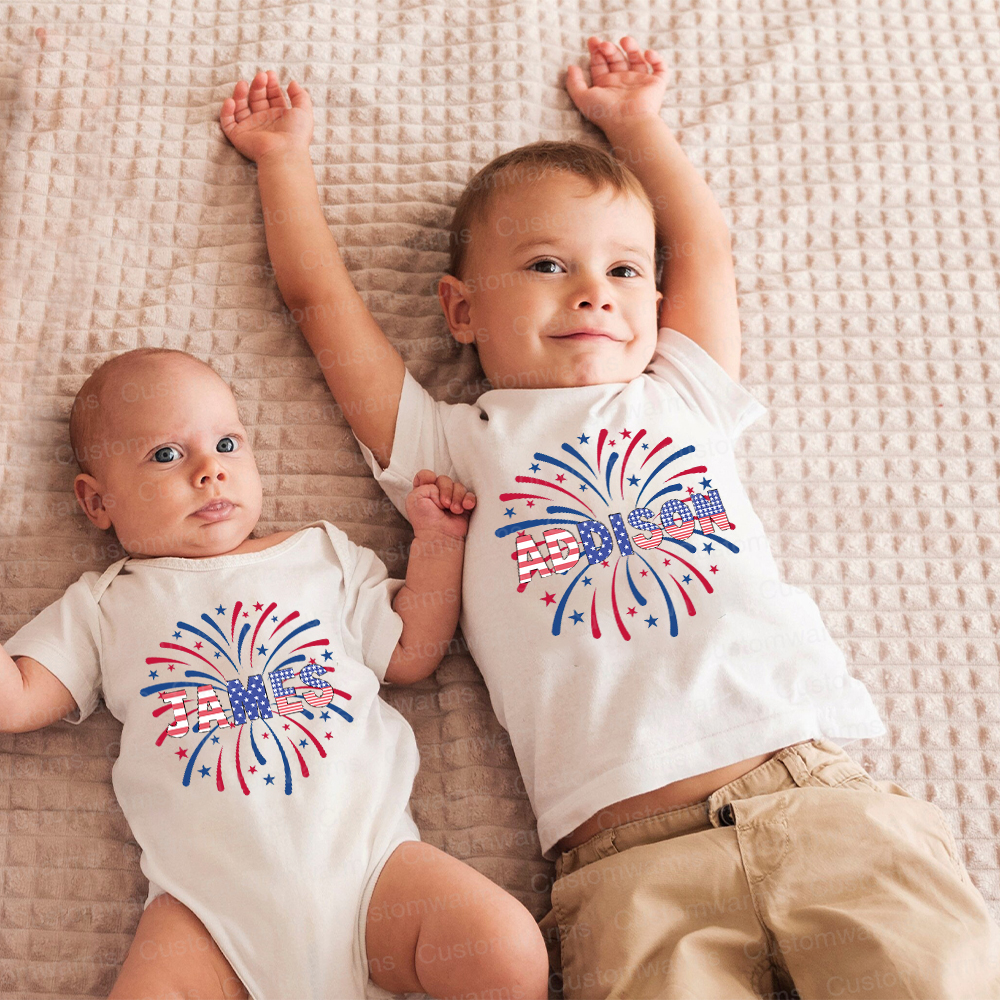 Personalized 4th of July Independence Day Shirts | CWBaby252
