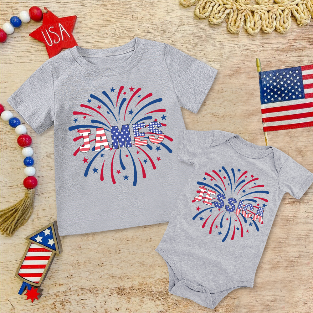 Personalized 4th of July Independence Day Shirts | CWBaby252