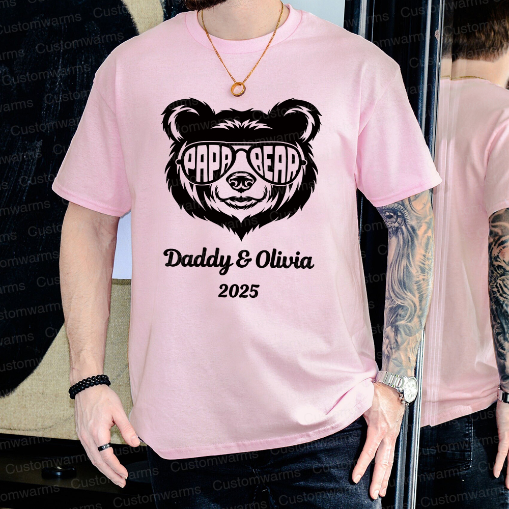 Personalized First Father's Day Daddy and Baby Outfit | CWFamily104