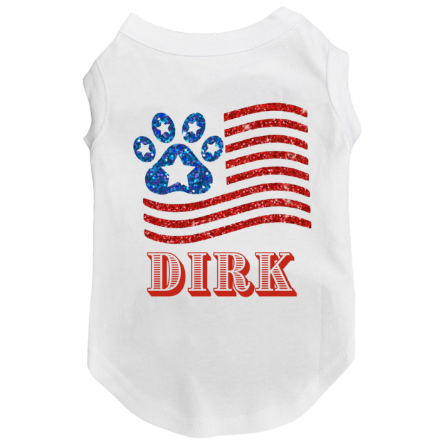 Personalized The 4th of July Soft Pet Shirt | BKPet151
