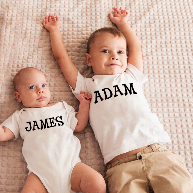 Personalized First Father's Day Daddy and Me Outfit | CWFamily108