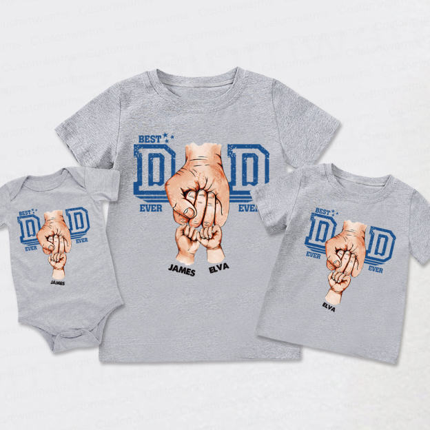 Personalized First Father's Day Daddy and Me Outfit | CWFamily109