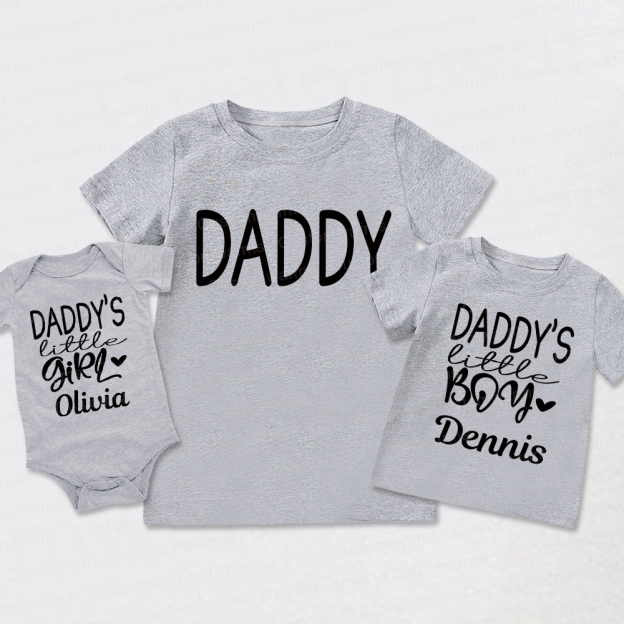Personalized First Father's Day Daddy and Me Outfit | CWFamily112
