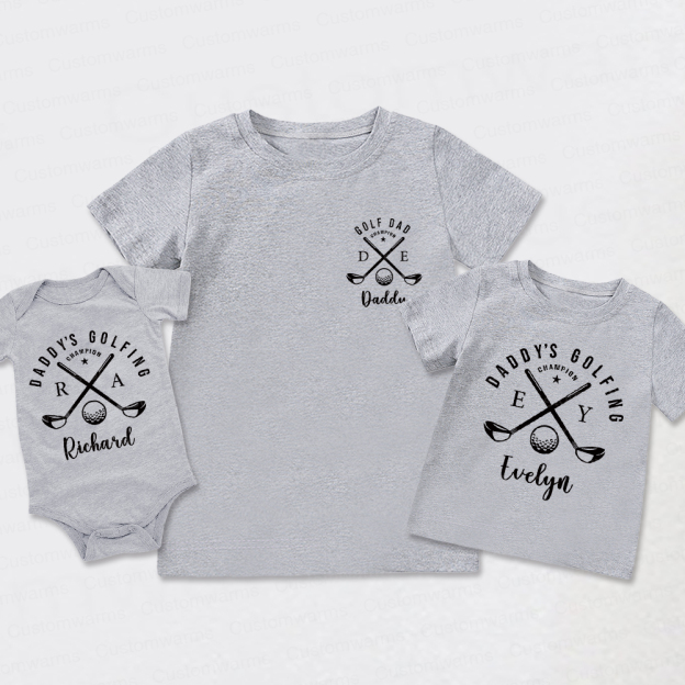 Personalized First Father's Day Daddy and Me Outfit | CWFamily115