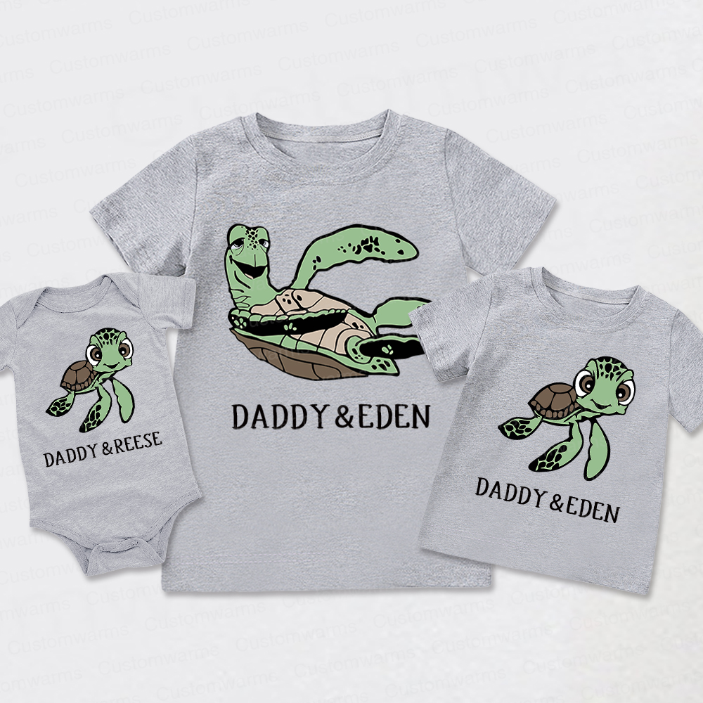 Personalized First Father's Day Daddy and Me Outfit | CWFamily117
