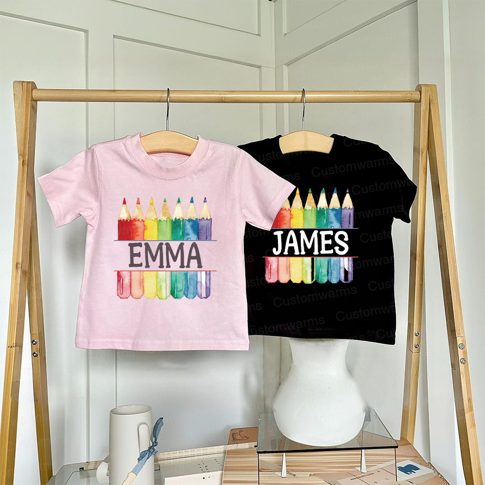 Personalized First Day Of Back To School Shirt | CWSchool01