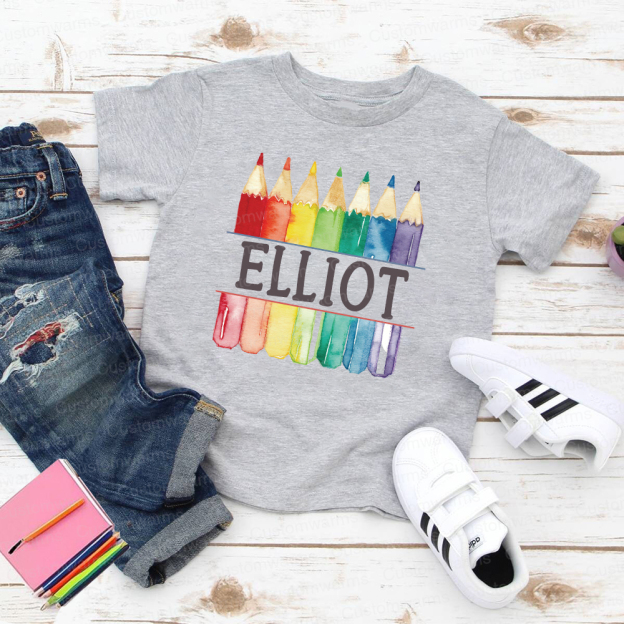 Personalized First Day Of Back To School Shirt | CWSchool01