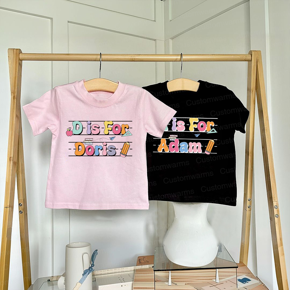Personalized First Day Of Back To School Shirt | CWSchool03