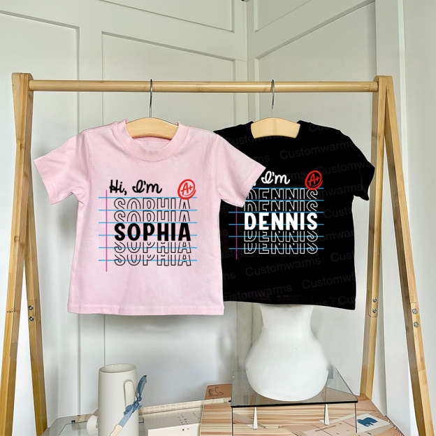 Personalized First Day Of Back To School Shirt | CWSchool07