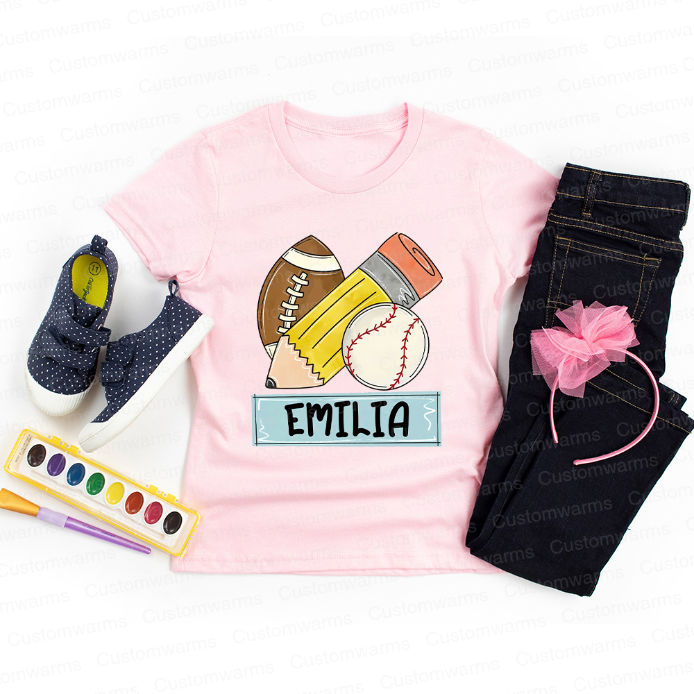 Personalized First Day Of Back To School Shirt | CWSchool08