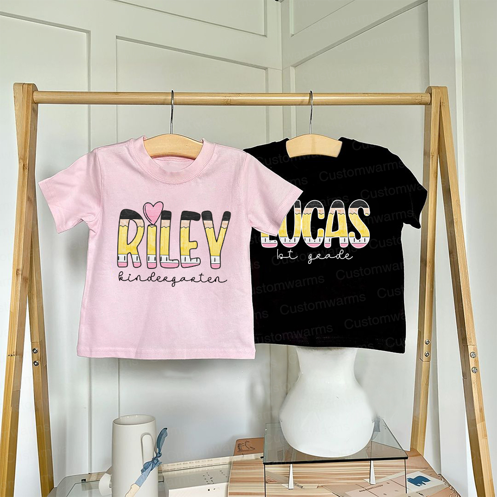 Personalized First Day Of Back To School Shirt | CWSchool09