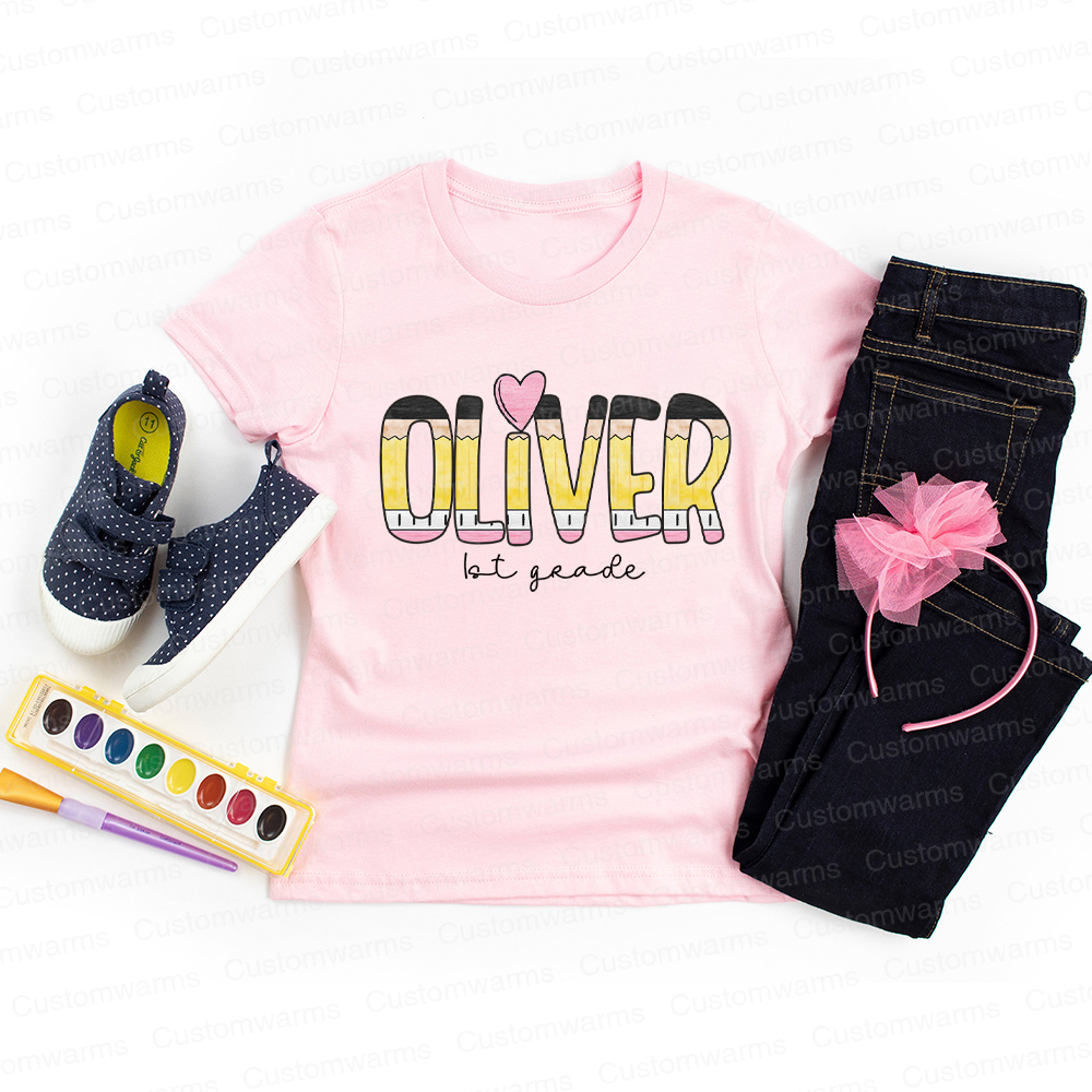 Personalized First Day Of Back To School Shirt | CWSchool09