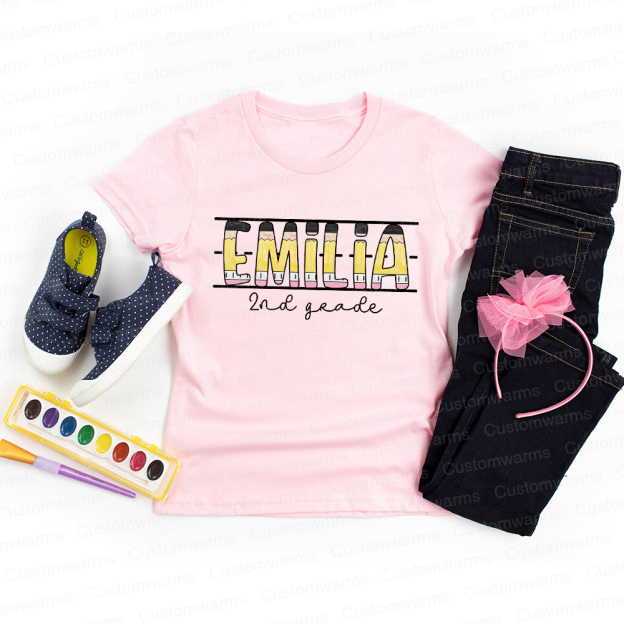 Personalized First Day Of Back To School Shirt | CWSchool10