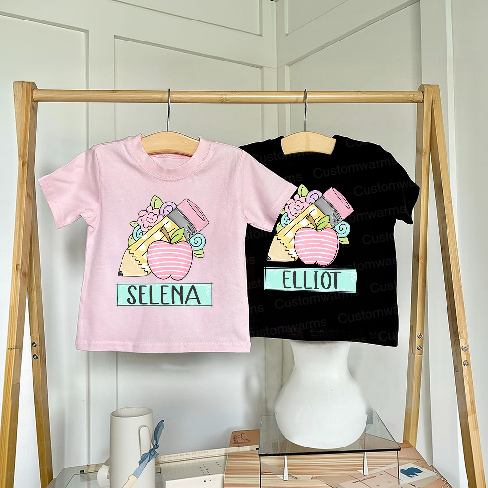 Personalized First Day Of Back To School Shirt | CWSchool13