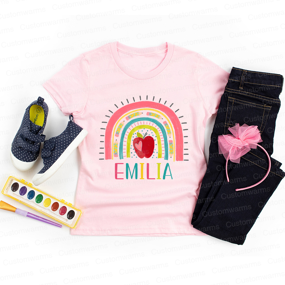 Personalized First Day Of Back To School Shirt | CWSchool14