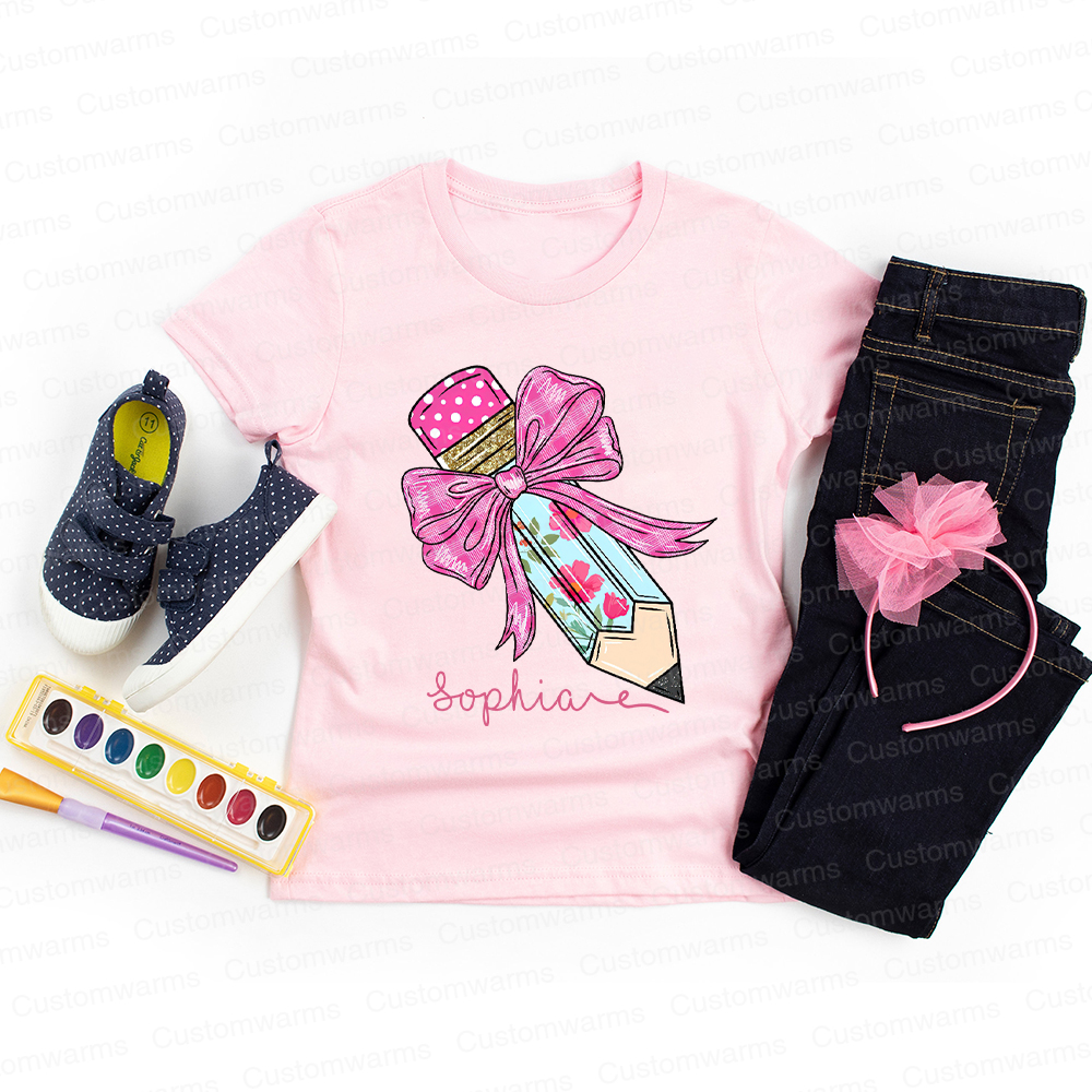 Personalized First Day Of Back To School Shirt | CWSchool15