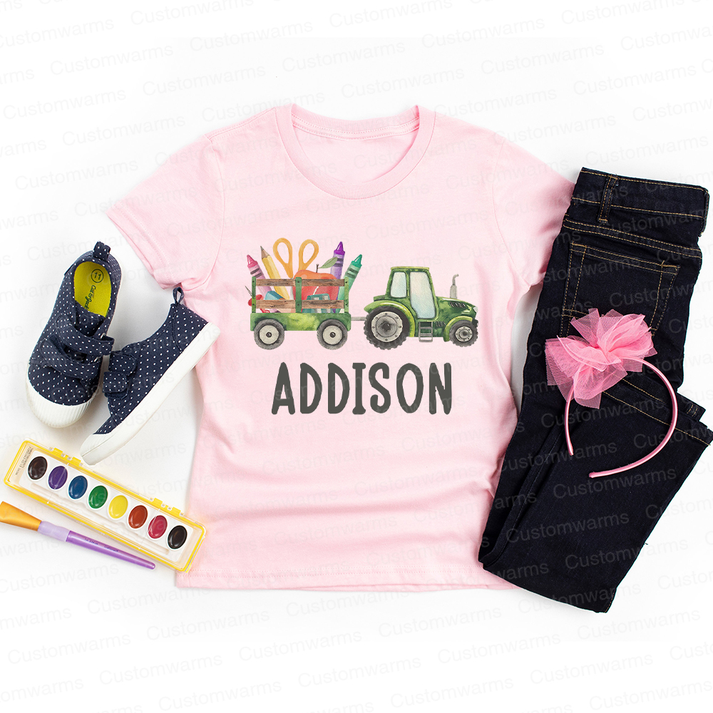 Personalized First Day Of Back To School Shirt | CWSchool16