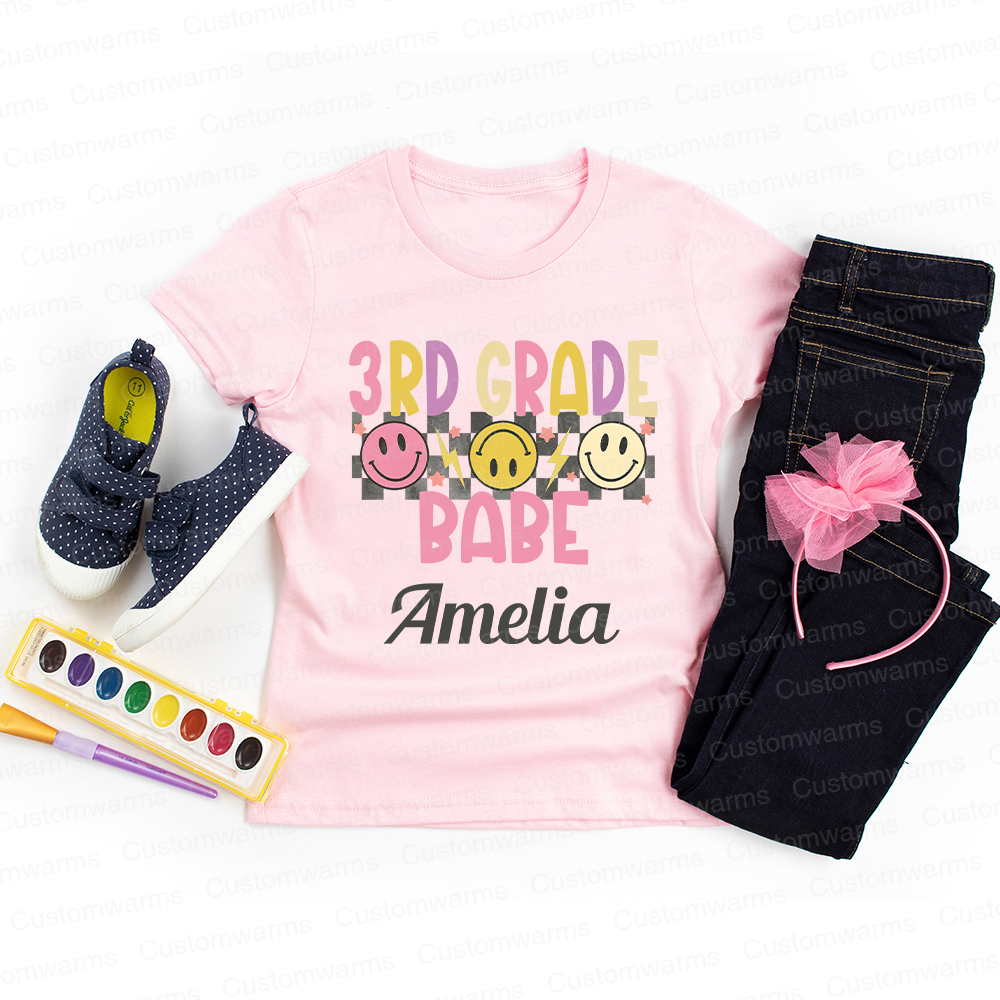Personalized First Day Of Back To School Shirt | CWSchool18