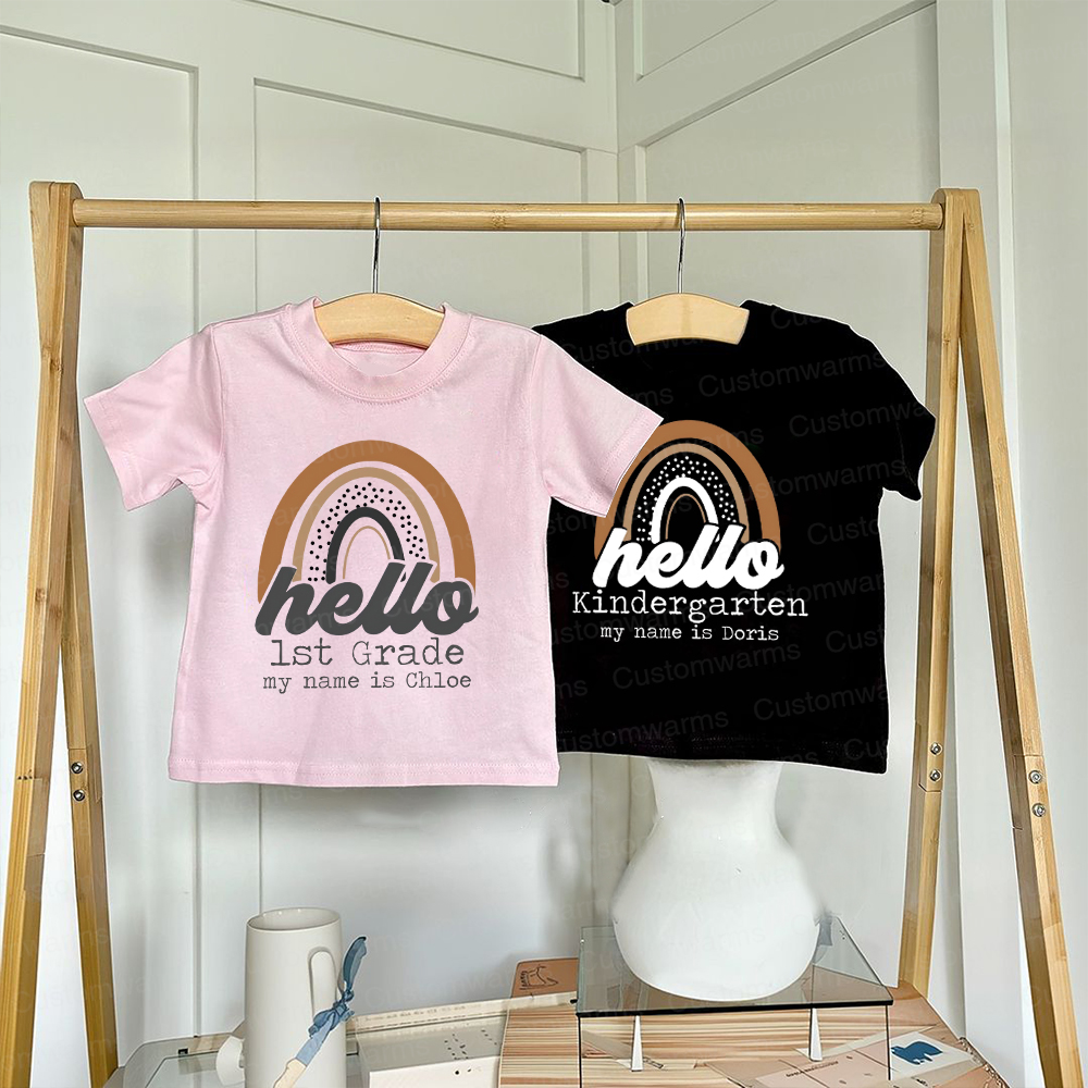 Personalized First Day Of Back To School Shirt | CWSchool21