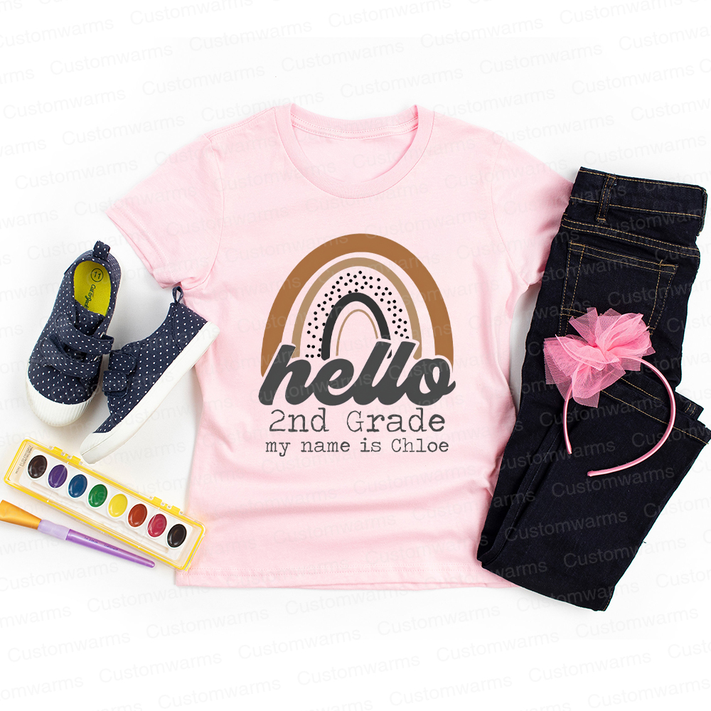 Personalized First Day Of Back To School Shirt | CWSchool21