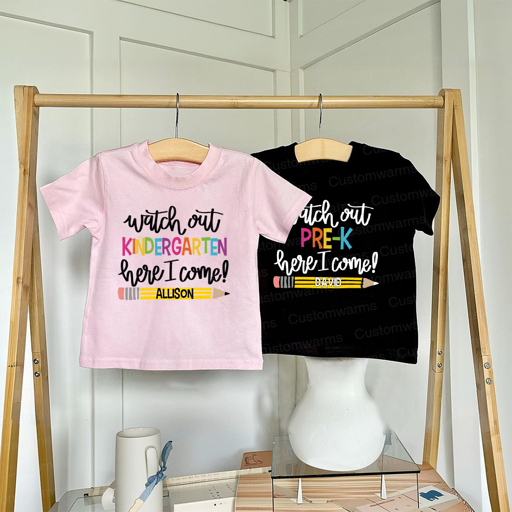 Personalized First Day Of Back To School Shirt | CWSchool23