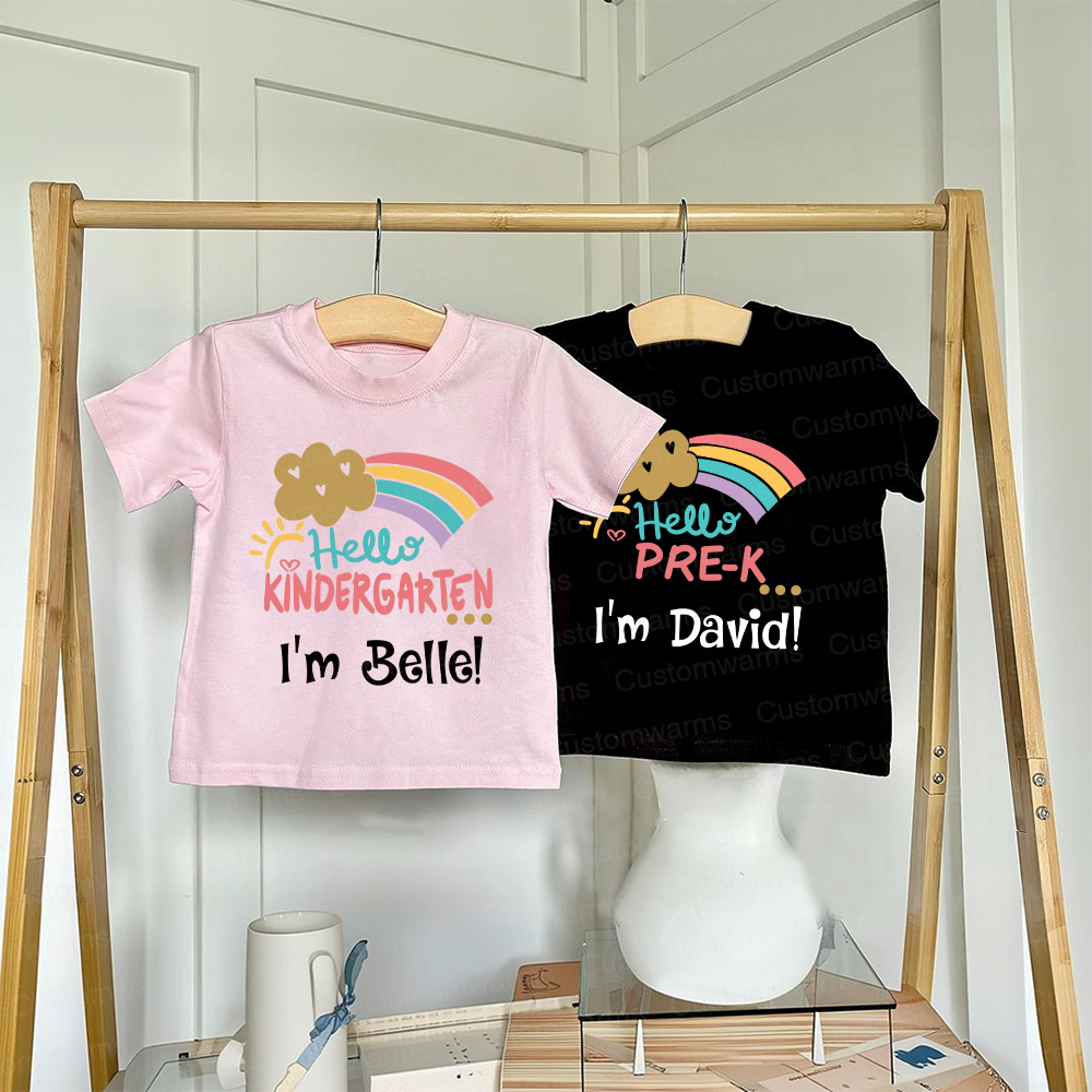Personalized First Day Of Back To School Shirt | CWSchool25