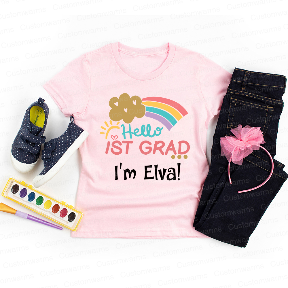 Personalized First Day Of Back To School Shirt | CWSchool25