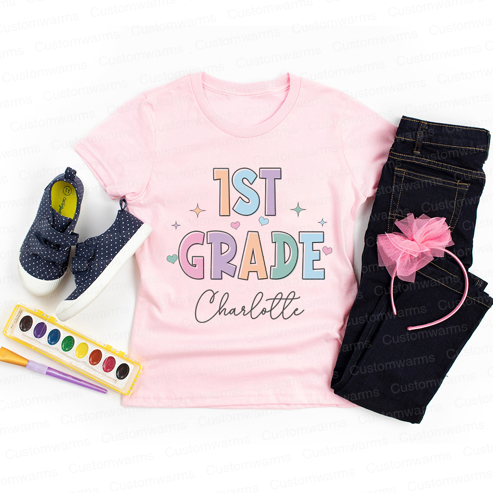 Personalized First Day Of Back To School Shirt | CWSchool28