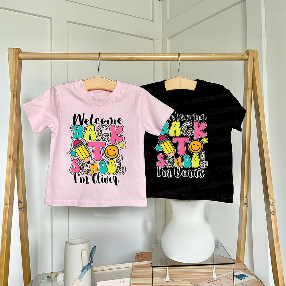 Personalized First Day Of Back To School Shirt | CWSchool29
