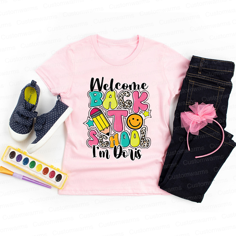 Personalized First Day Of Back To School Shirt | CWSchool29
