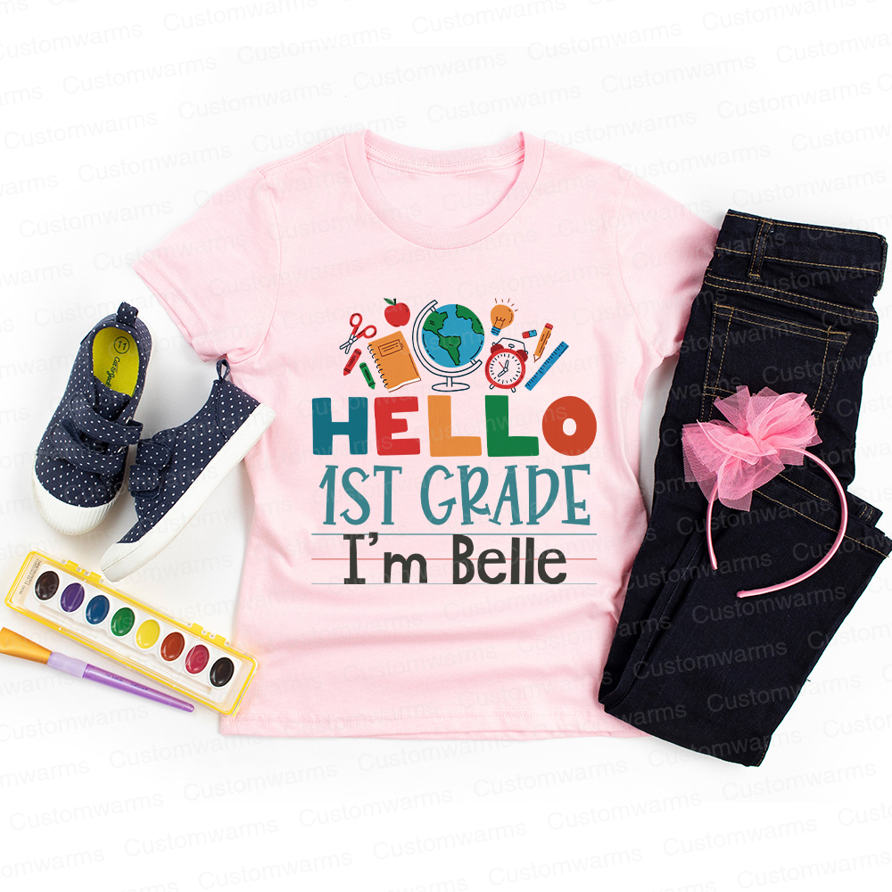 Personalized First Day Of Back To School Shirt | CWSchool31