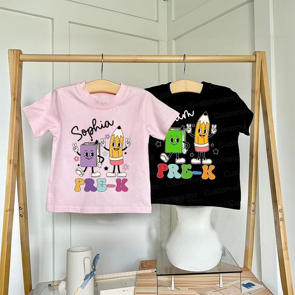 Personalized First Day Of Back To School Shirt | CWSchool32