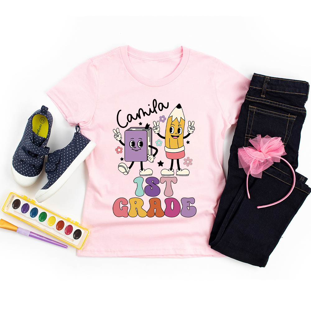 Personalized First Day Of Back To School Shirt | CWSchool32