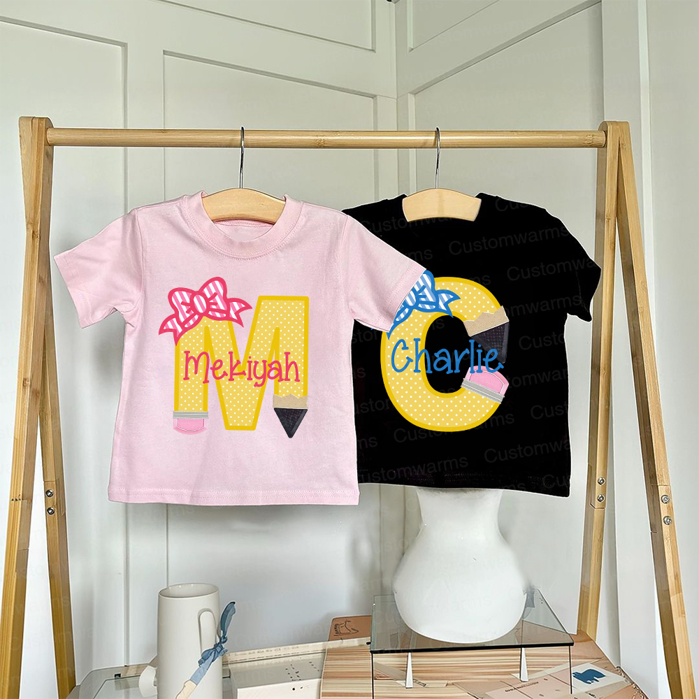 Personalized First Day Of Back To School Shirt | CWSchool33