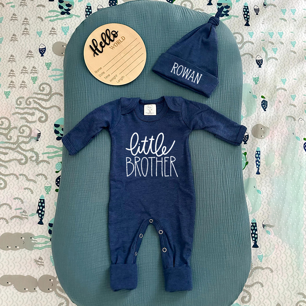Personalized Little Brother Coming Home Outfit | CWBaby20301
