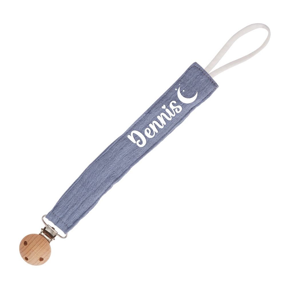 Personalized Baby Safety Cotton Yarn Pacifier Strap | CWToy131