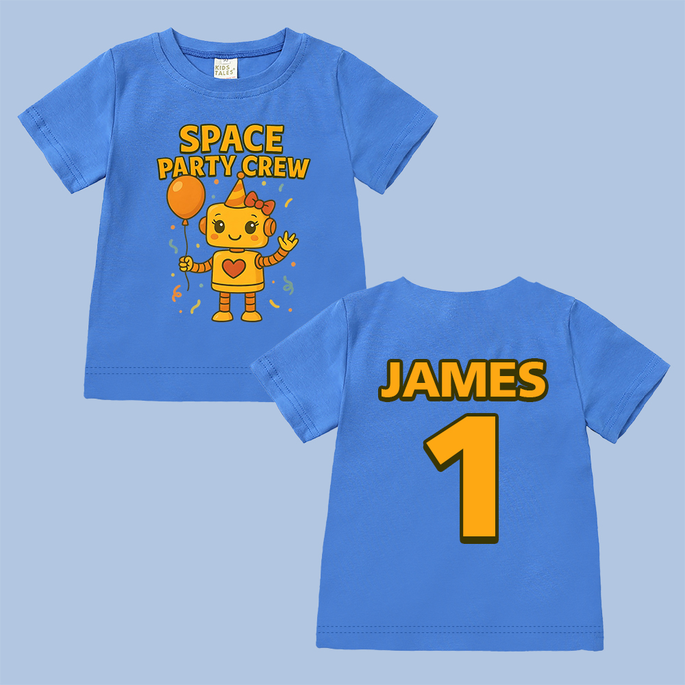 Personalized Space Party Birthday T-Shirt | inBirth33