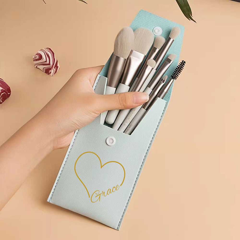 Personalized Wedding Makeup Brushes for Unique & Love | CWPack297