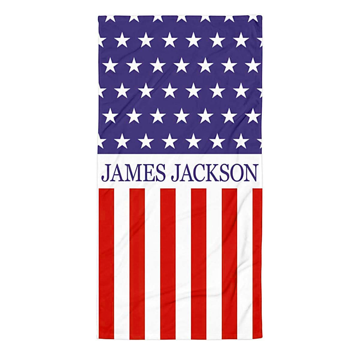Personalized 4th of July Independence Day Beach Towel | CWTowel172