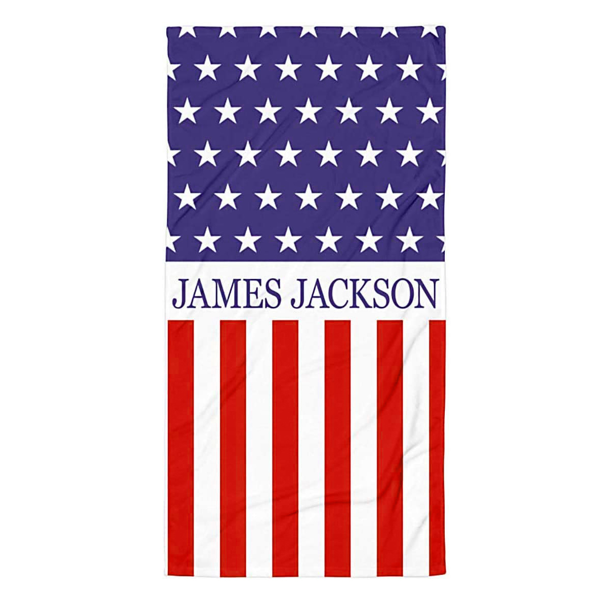 Personalized 4th of July Independence Day Beach Towel | CWTowel172