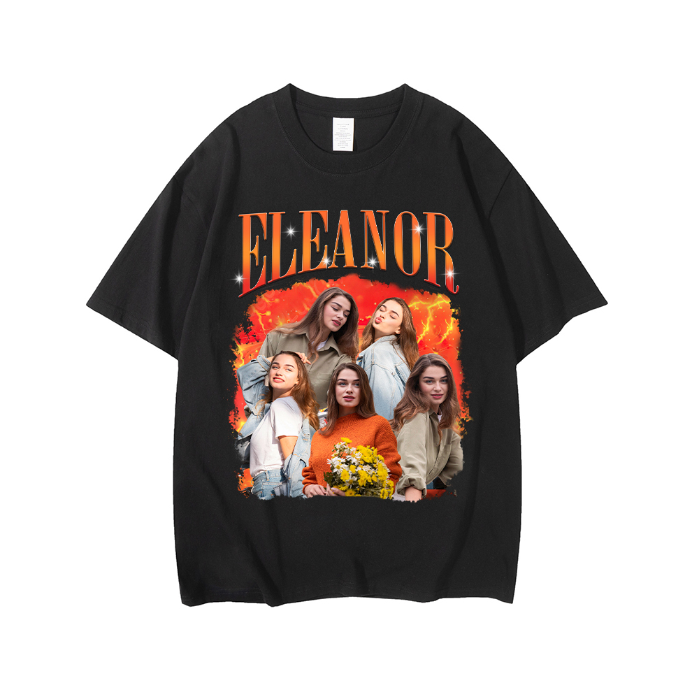 Personalized Original Comfort Cotton Portrait Photo T-Shir | MCGift04