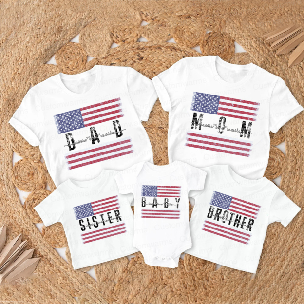 Personalized Matching 4th of July Family Shirt | CWFamily118