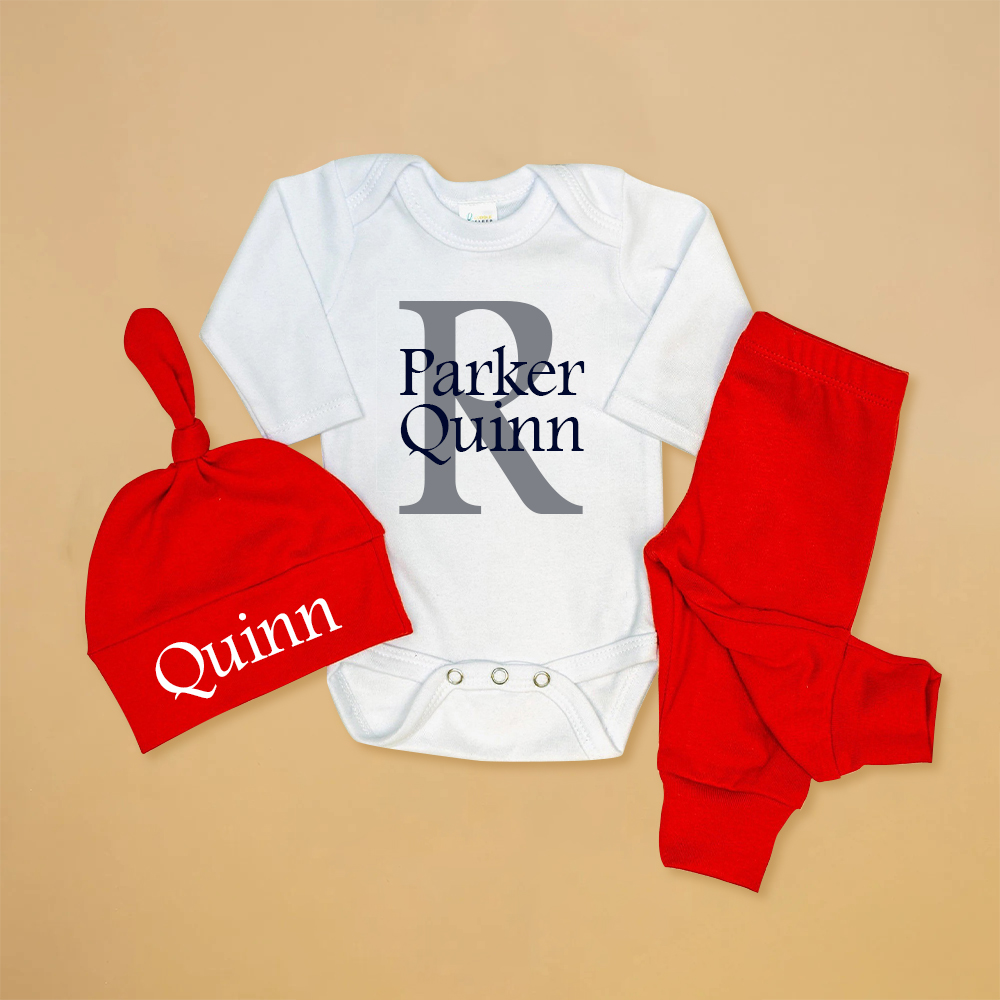 Personalized Baby Coming Home Outfit Set | CWBaby270