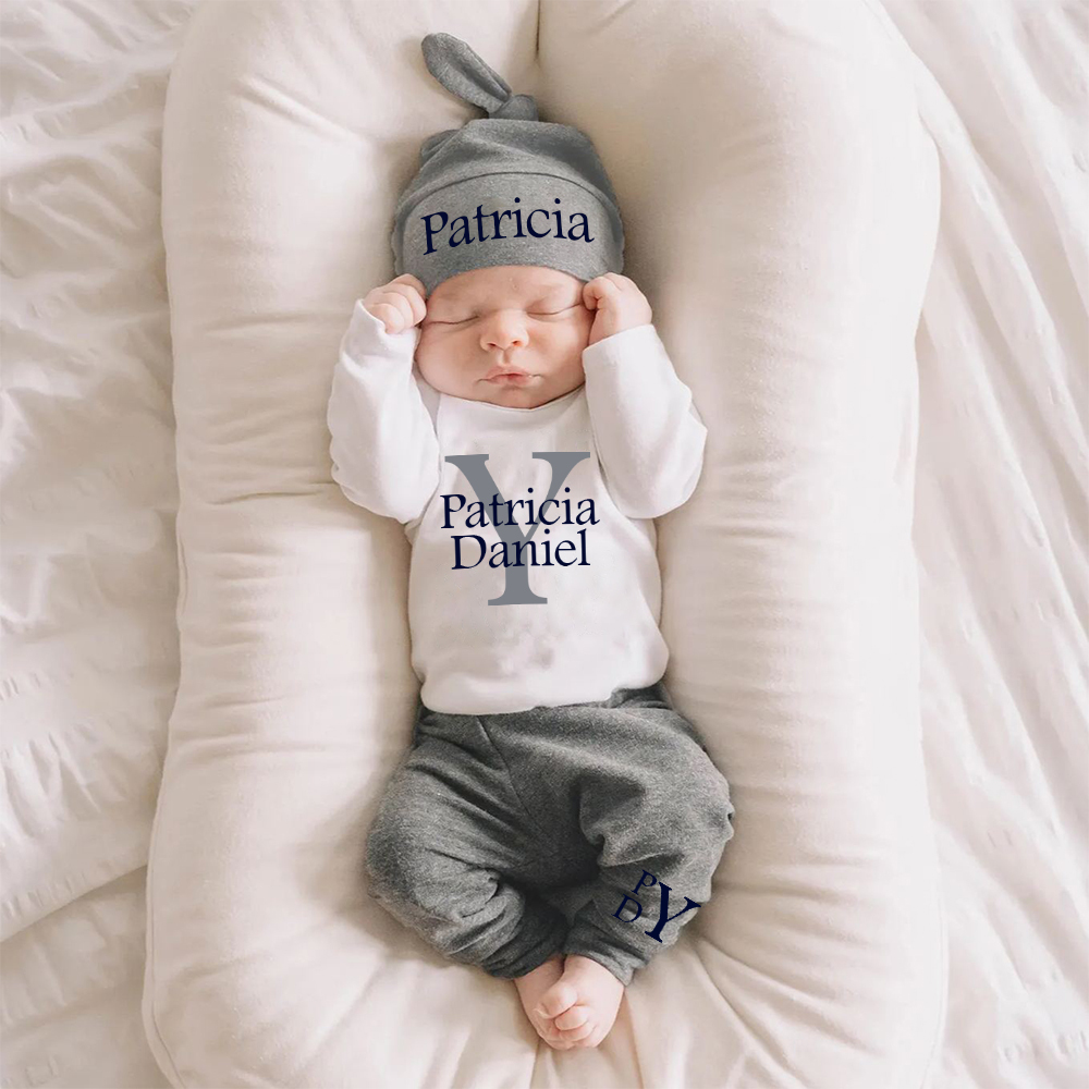 Personalized Baby Coming Home Outfit Set | CWBaby270