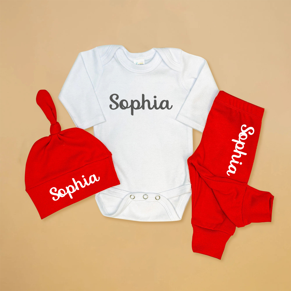 Personalized Baby Coming Home Outfit Set | CWBaby276