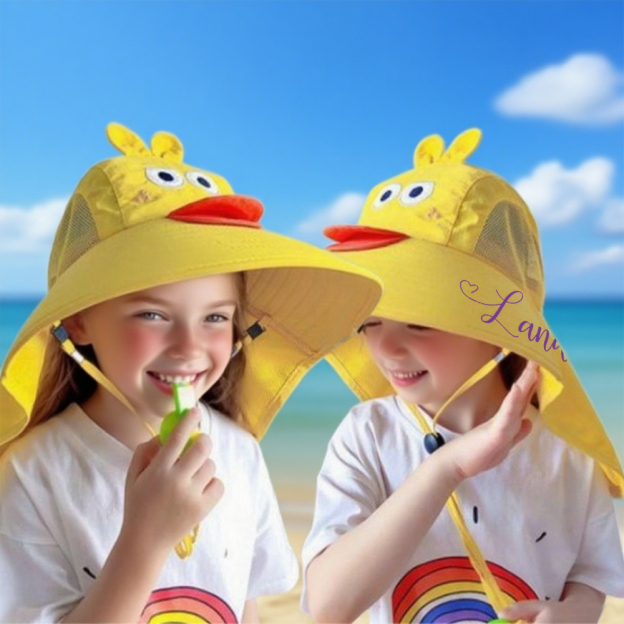 Personalized Wide Brim Breathable Windproof Sun Hat | CWBeach200